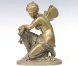Psyche by Eugène Laurent, Bronze sculpture, sold Aug 2023