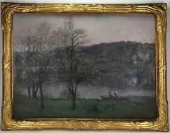 Untitled by Edward Wilbur Dean Hamilton, Oil on canvas, sold Aug 2023