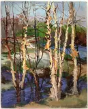 Untitled by Eleanor Beatrice Acker, Oil on canvas, sold Aug 2023