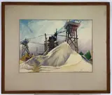 Sandy by Eleanor Beatrice Acker, Watercolor, sold Aug 2023