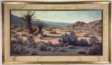 High Desert by Don Miles, Oil on board, sold Aug 2023