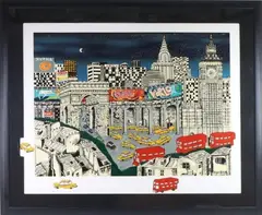 One World by Linnea Pergola, Serigraph, sold Nov 2023