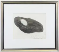 Drawings from Found Objects, the Beach St. Ives by Barbara Hepworth, Pencil on paper, sold Nov 2023