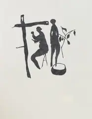 Estate of Largardo Tackett by Lagardo Tackett, Ink on paper, sold Nov 2023