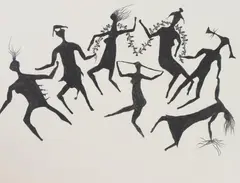 Estate of Largardo Tackett by Lagardo Tackett, Ink on paper, sold Nov 2023