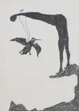 Estate of Largardo Tackett by Lagardo Tackett, Ink on paper, sold Nov 2023