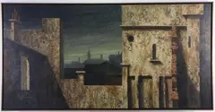 Untitled by Paul Gorka, Oil on board, sold Nov 2023