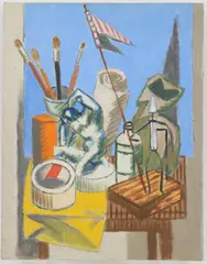 Untitled by Frederick Childs, Oil on canvas, sold Nov 2023
