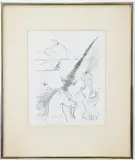 The Lady & The Unicorn by Salvador Dalí, Lithograph, sold Nov 2023