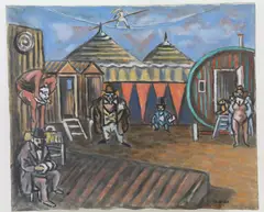 Untitled by Frederick Childs, Oil on canvas, sold Nov 2023