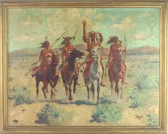 Untitled by Paul Strayer, Oil on canvas, sold Jun 2024