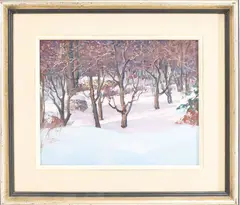 Our Backyard by Arthur Meltzer, Oil on board, sold Jun 2024