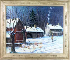 Finally Home by Christopher Willett, Oil on canvas, offered Jun 2024