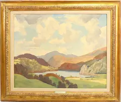 Landscape by Harold Speed, Oil on canvas, sold Jun 2024