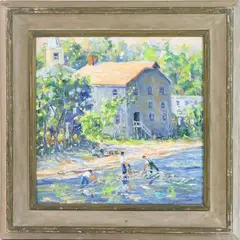 Untitled by Christopher Willett, Oil on board, sold Jun 2024