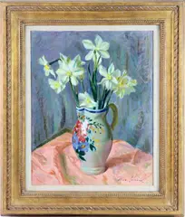 Narcissus by Ben Solowey, Oil on canvas, sold Jun 2024