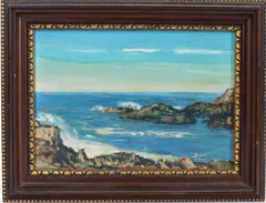 Untitled by Walter Emerson Baum, Oil on board, sold Sep 2024