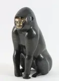 Gorilla by Loet Vanderveen, Bronze sculpture, sold Sep 2024