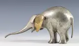 Elephant, Young by Loet Vanderveen, Bronze sculpture, sold Sep 2024