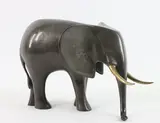 Elephant, Kenya by Loet Vanderveen, Bronze sculpture, sold Sep 2024