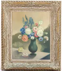 Untitled by Adrian Feint, Oil on board, sold Sep 2024