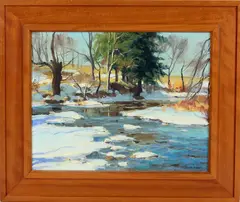Rushland Creek by Harry Leith-Ross, Oil on board, sold Sep 2024