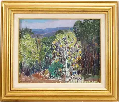 Little White Tree by Mary Elizabeth Price, Oil on board, sold Sep 2024