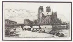 L'Abside de Notre-Dame by Charles Méryon, Etching, offered Sep 2024