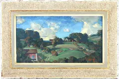 Midsummer by Arthur Meltzer, Oil on board, sold Sep 2024