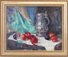 Pewter Tankard by Arthur Meltzer, Oil on canvas, sold Dec 2024