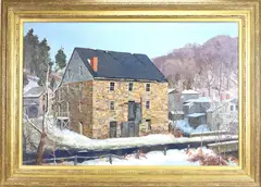 Untitled by Alfred Nunamaker, Oil on canvas, sold Dec 2024