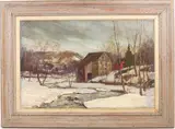 Untitled by Melville F. Stark, Oil on canvas, sold Dec 2024
