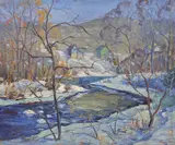 Untitled by Melville F. Stark, Oil on board, sold Dec 2024