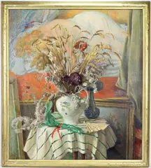 Flower Arrangement by Ben Solowey, Oil on canvas, sold Dec 2024