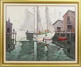 Untitled by Melville F. Stark, Oil on canvas, sold Dec 2024