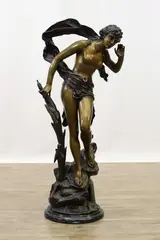 L'Echo by Edouard Drouot, Bronze sculpture, sold Dec 2024