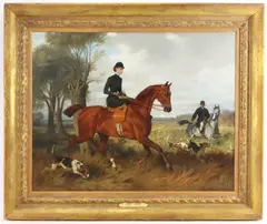 Untitled by Emil Adam, Oil on canvas, sold Dec 2024