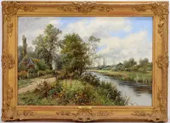 Untitled by Octavius Clark, Oil on canvas, sold Dec 2024