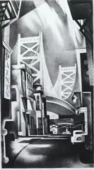 The Bridge from Race Street by Benton Murdoch Spruance, Lithograph, sold Mar 2025