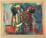 Untitled by Vytautas Kasiulis, Oil on canvas, sold Mar 2025