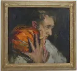 Untitled by John R. Grabach, Oil on board, sold Mar 2025