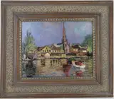 Belleville by Hayley Lever, Oil on canvas, sold Mar 2025