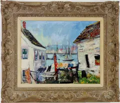 Untitled by Hayley Lever, Oil on board, sold Mar 2025