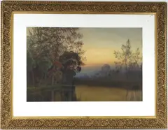 Untitled by Henry Farrer, Watercolor, sold Mar 2025