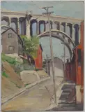 Untitled by Eleanor J. Barba, Oil on board, sold Mar 2025