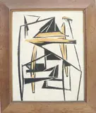 Estate of Richard Rogers by Richard Rogers, Oil on board, sold Dec 2022