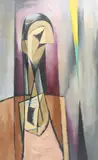 Estate of Richard Rogers by Richard Rogers, Oil on canvas, sold Dec 2022
