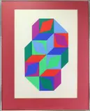 Maeght-Tridium by Victor Vasarely, Screenprint, sold Dec 2022