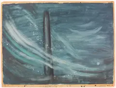 The Planets: Jupiter by Hugh Stevenson, Oil on paper, sold Dec 2022