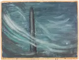 The Planets: Jupiter by Hugh Stevenson, Oil on paper, sold Dec 2022
